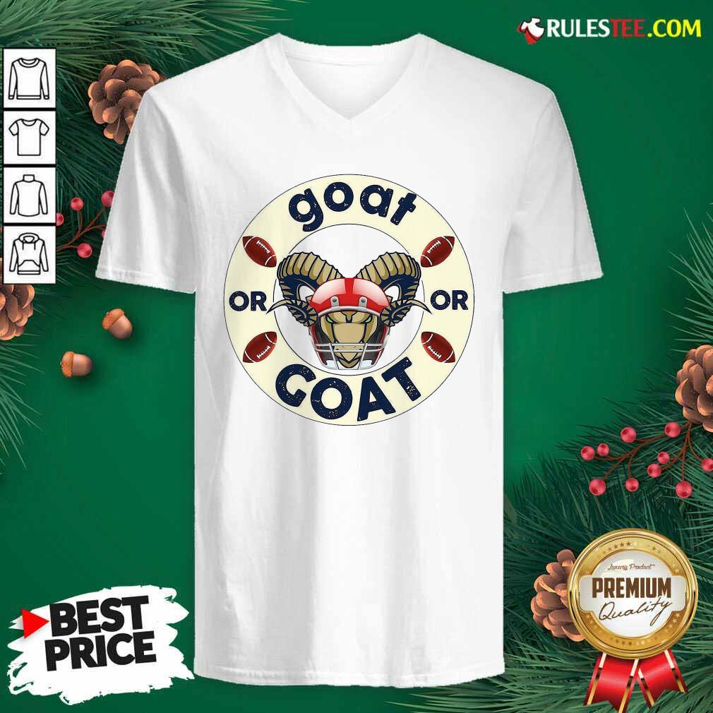 Happy Goat Or Or Goat Football Shirt - Image 3