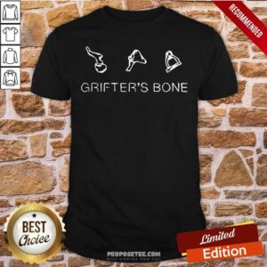 Happy Grifters Bone Light Logo Chiffon Shirt