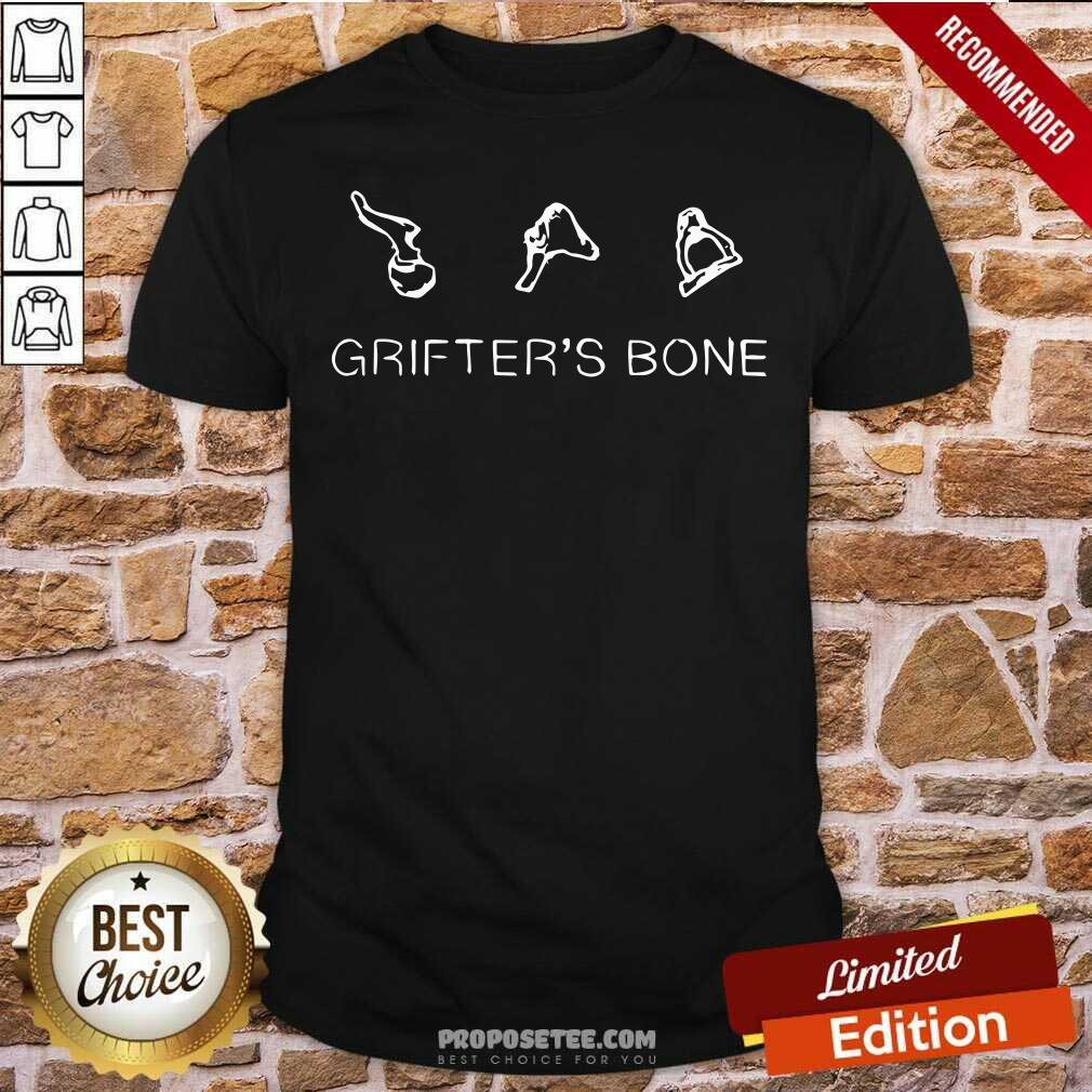 Happy Grifters Bone Light Logo Chiffon Shirt