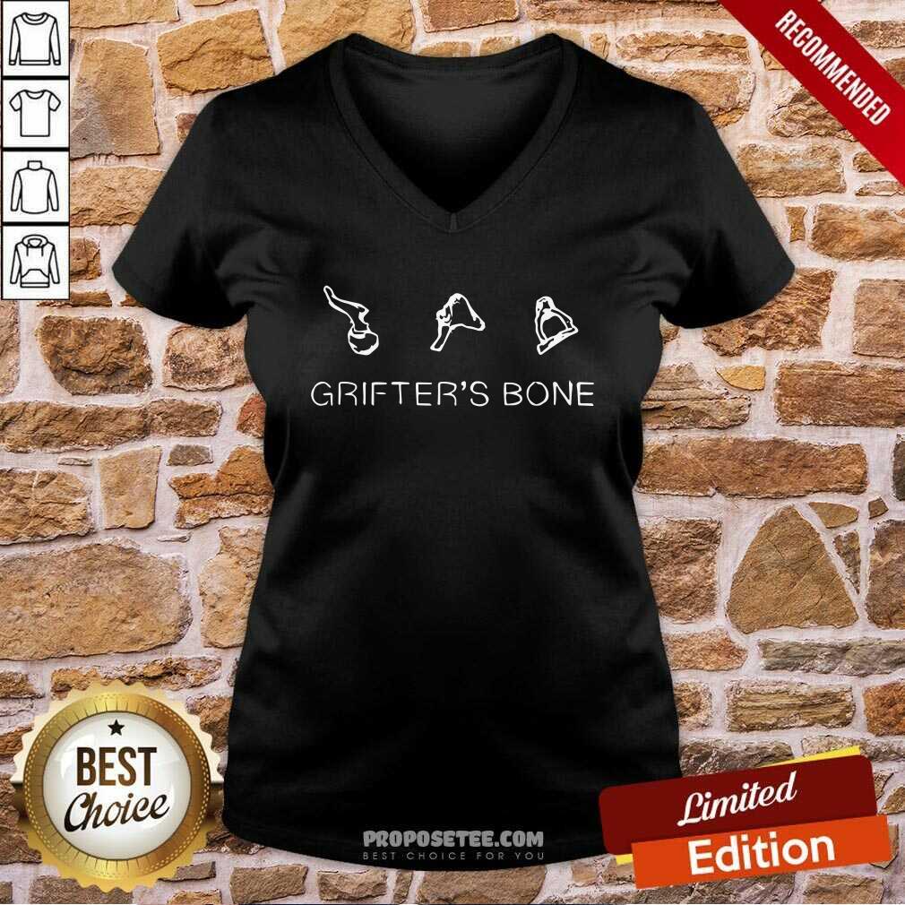 Happy Grifters Bone Light Logo Chiffon Shirt - Image 3