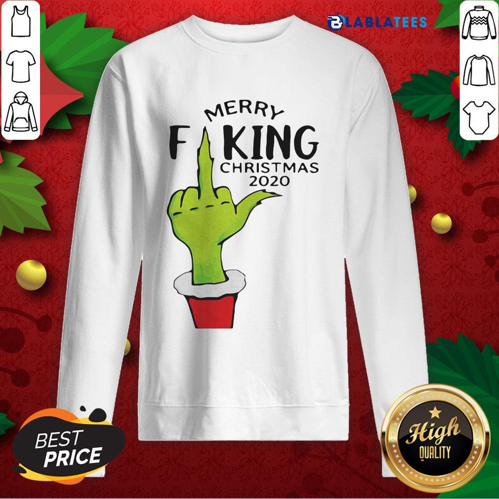 Happy Grinch Merry Fucking Christmas 2021 Shirt - Image 5