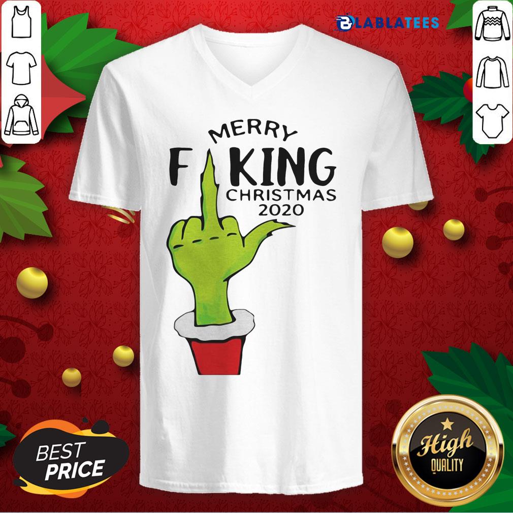 Happy Grinch Merry Fucking Christmas 2021 Shirt - Image 3
