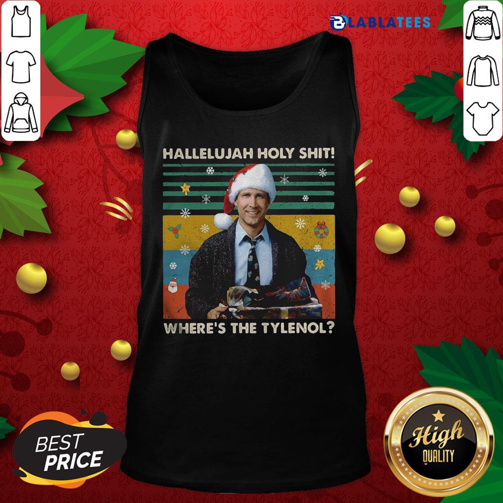 Happy Griswold Hallelujah Holy Shit Wheres The Tylenol Vintage Shirt - Image 3
