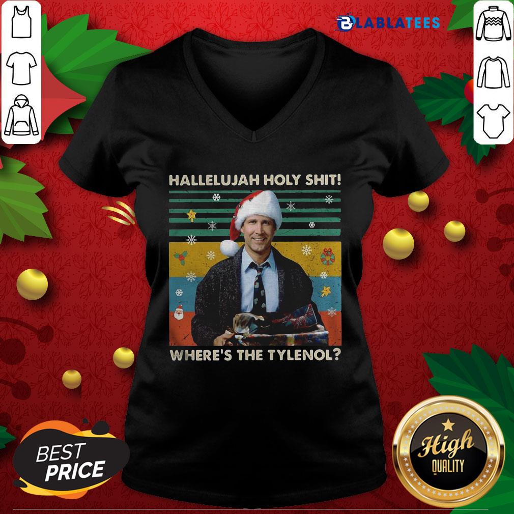 Happy Griswold Hallelujah Holy Shit Wheres The Tylenol Vintage Shirt - Image 2