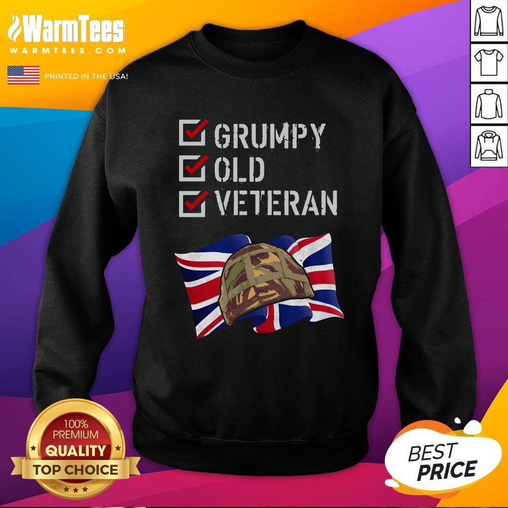 Happy Grumpy Old Veteran Shirt - Image 4