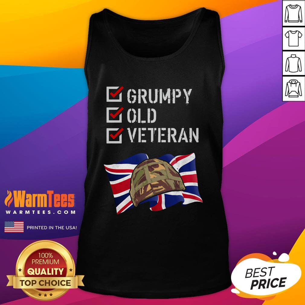 Happy Grumpy Old Veteran Shirt - Image 3