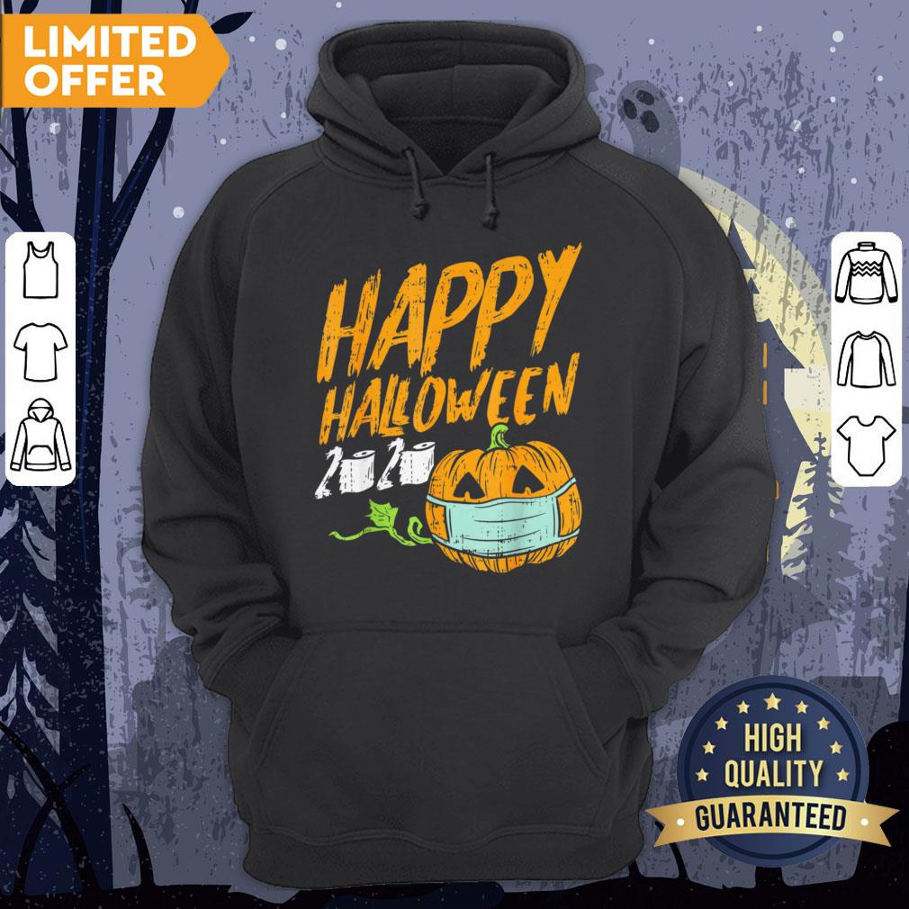 Happy Halloween 2020 Jack O Lantern In Mask Funny Quarantine Shirt - Image 5