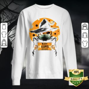Alternative view of Happy Halloween Jack Skellington Witch 2020 Covid-19 Shirt