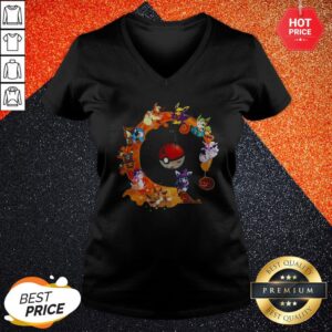 Alternative view of Happy Halloween Pokemon Shirt