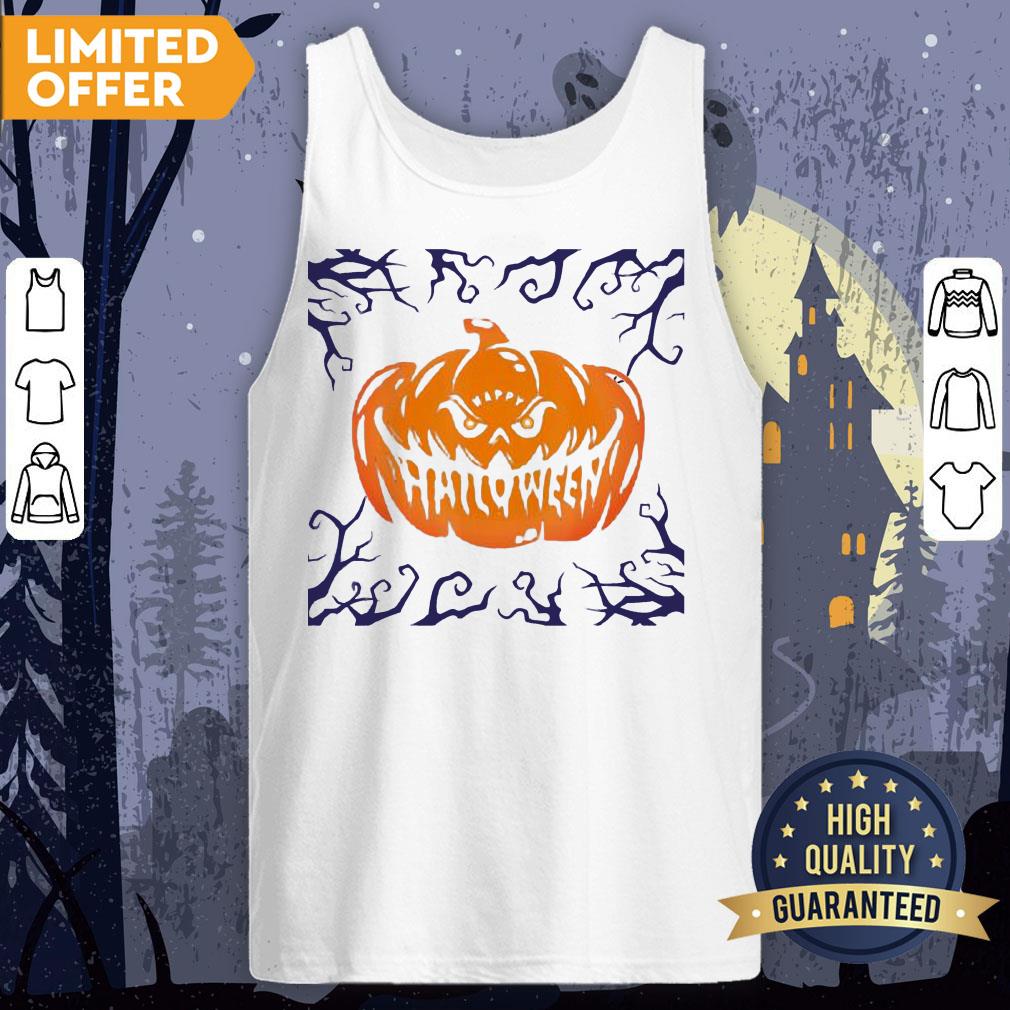 Happy Halloween Shirt Women Men Scary Night Pumpkin Face T-Shirt - Image 2