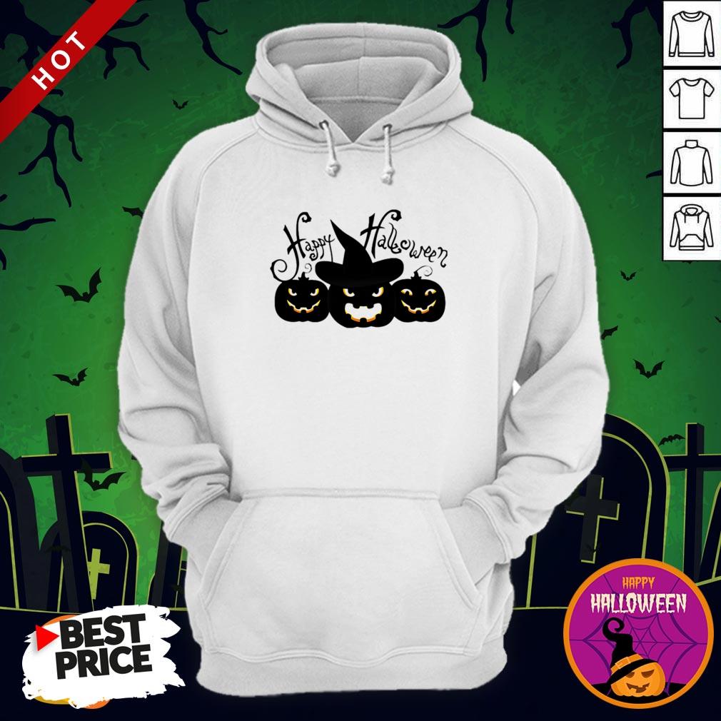 Happy Halloween Witches Pumpkin Shirt - Image 5
