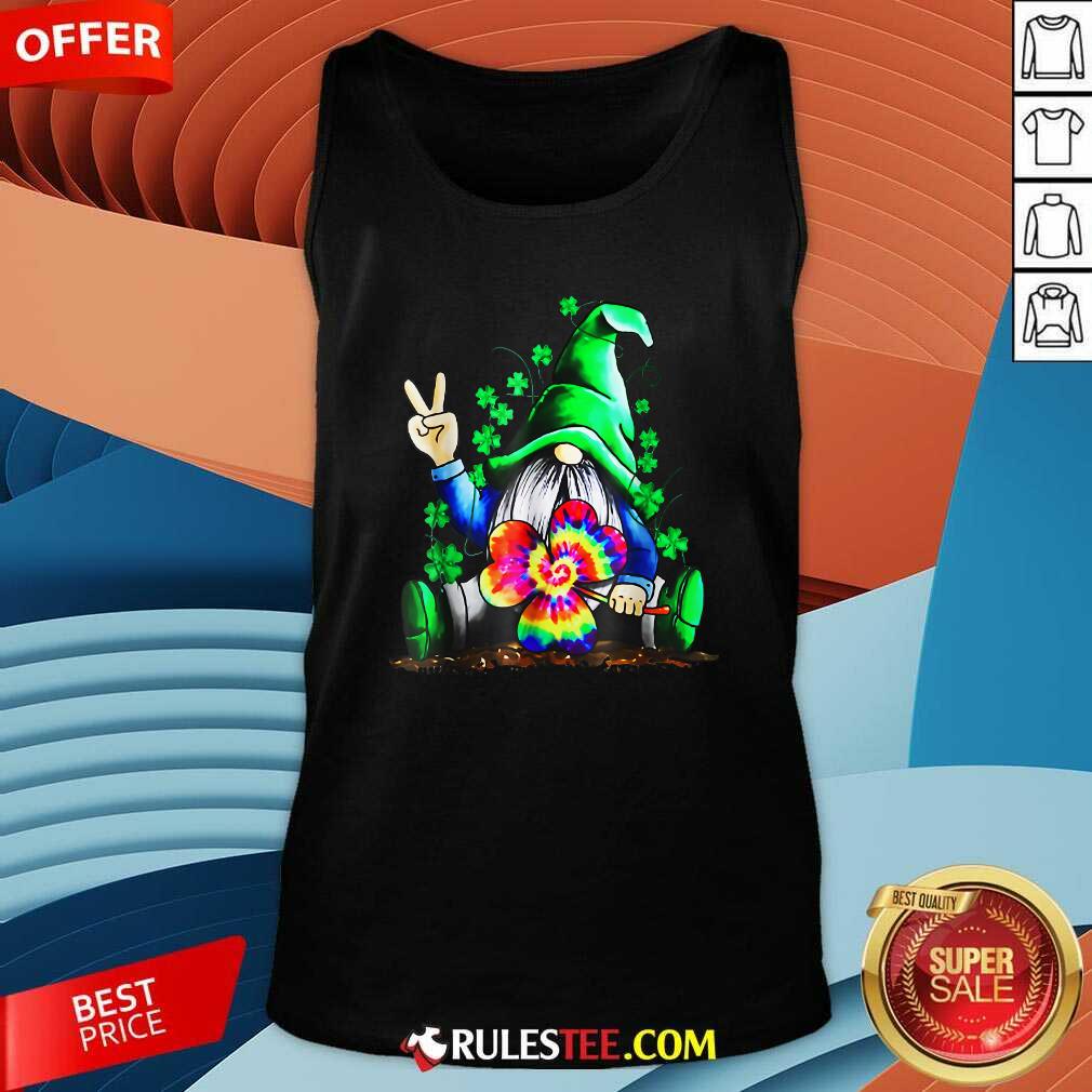 Happy Hippie Gnome Happy Patricks Day Shirt - Image 4