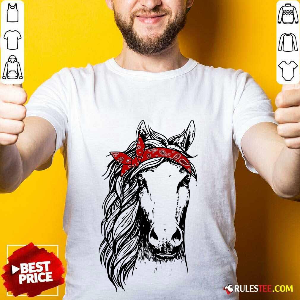 Happy Horse Mom Happy Mothers Day Red Headband Shirt