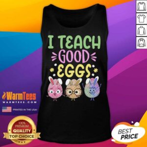 Alternative view of Happy I Teach Good Eggs Relaxed 1073 Shirt