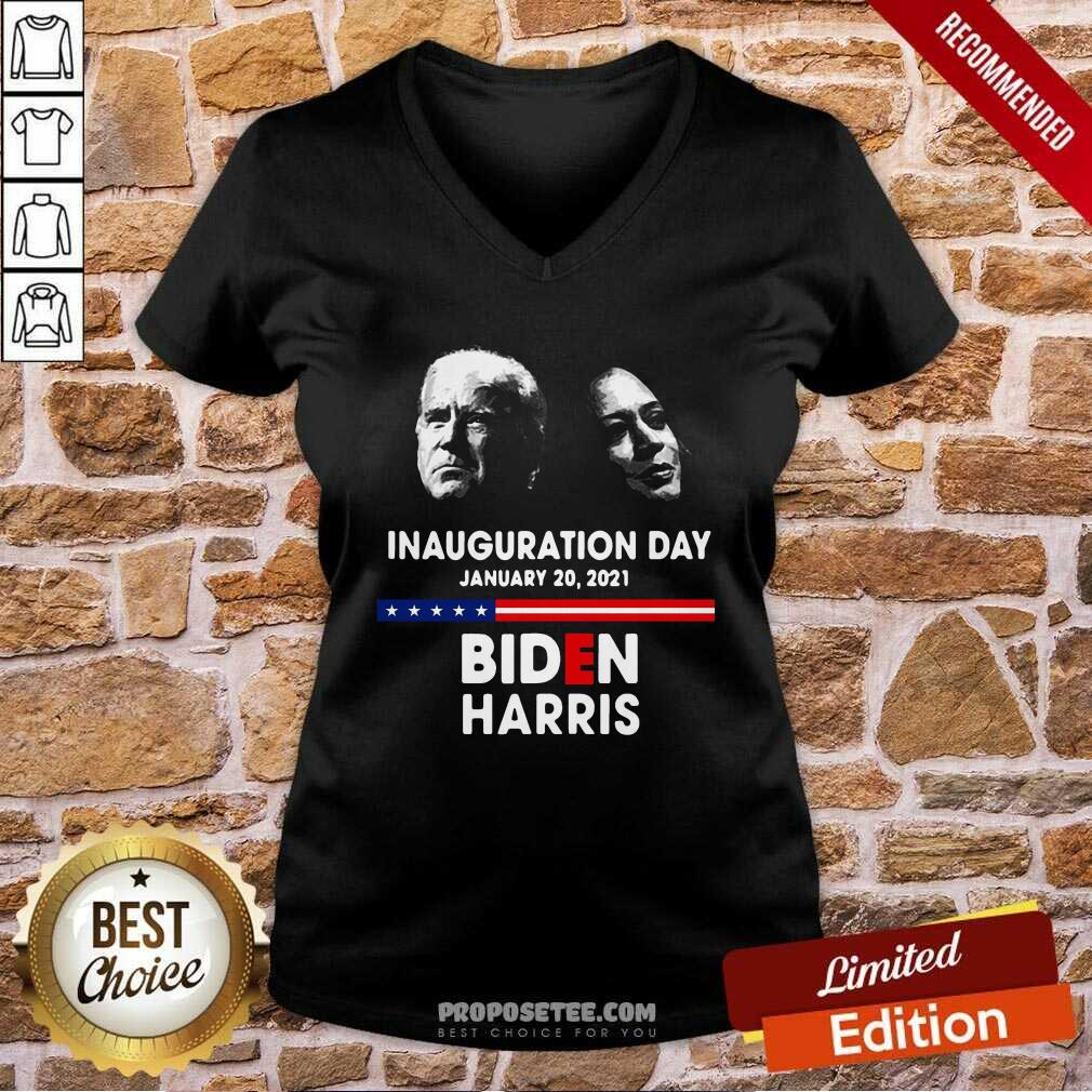 Happy Inauguration Day January 20 2021 Biden Harris American Flag Shirt - Image 3