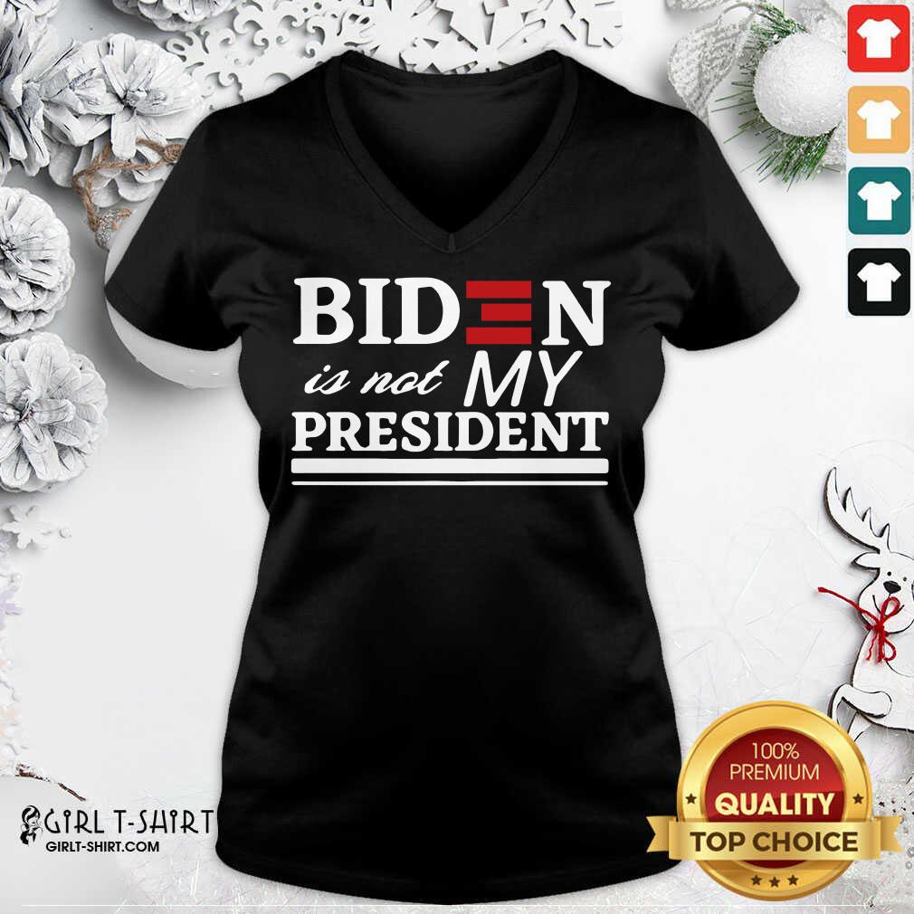 Happy Joe Biden Is Not My President Shirt - Image 2