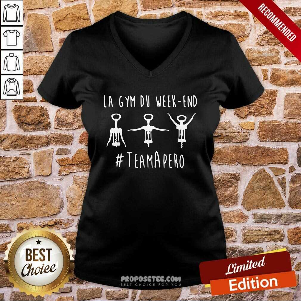 Happy La Gym Du Week-End #Teamapéro Shirt - Image 3