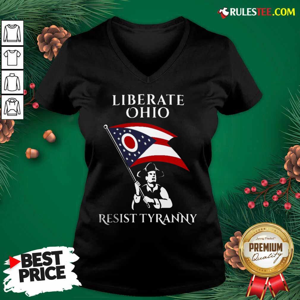 Happy Liberate Ohio Resist Tyranny Shirt - Image 3