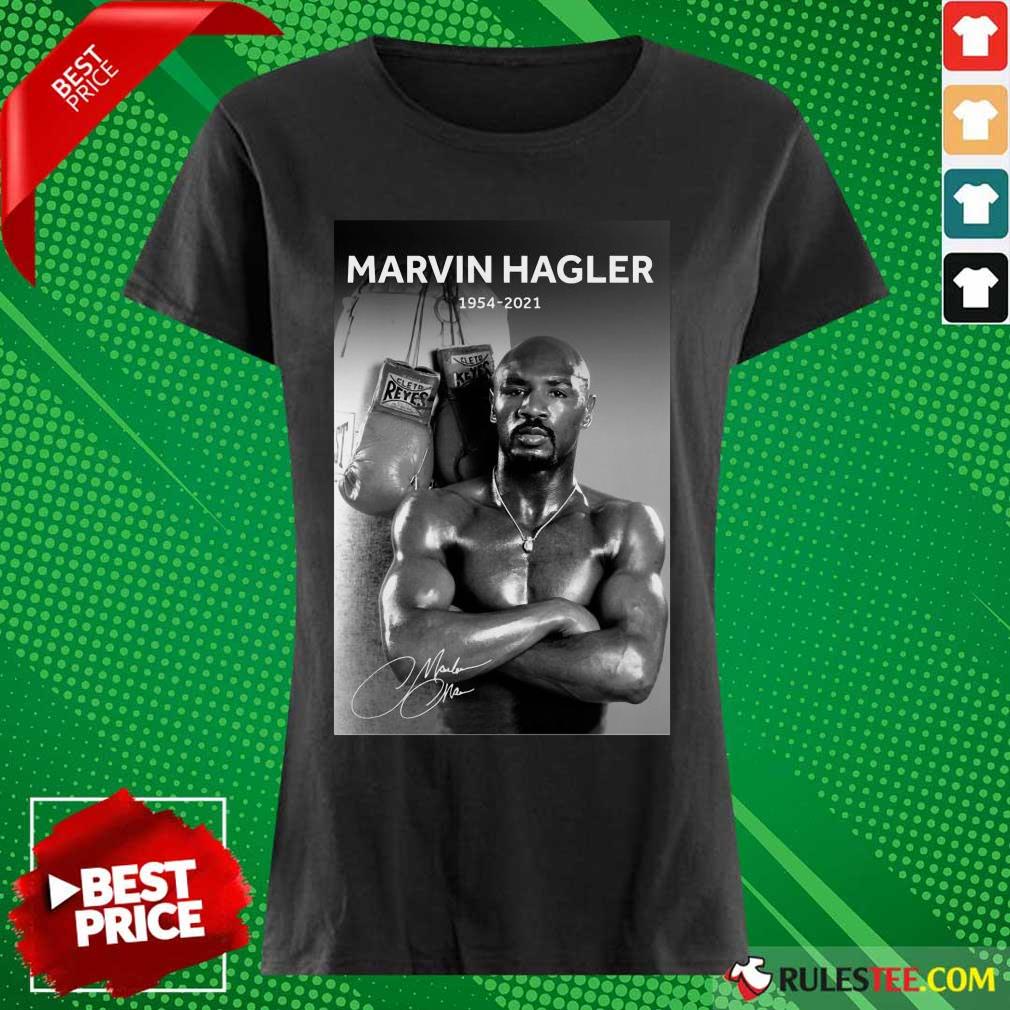 Happy Marvelous Marvin Hagler 1954-2021 Shirt - Image 5