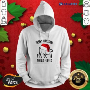 Alternative view of Happy Meowy Christmas Mother Fluffer Shirt