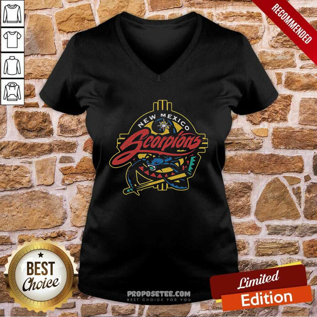 Happy New Mexico Scorpions Hockey Shirt - Image 3