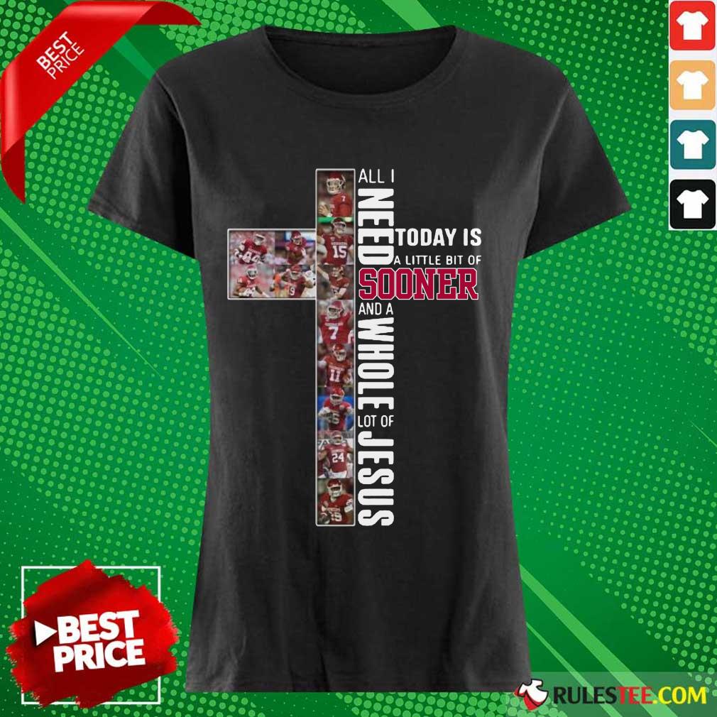 Happy Oklahoma Sooner And Jesus 2021 Shirt - Image 2