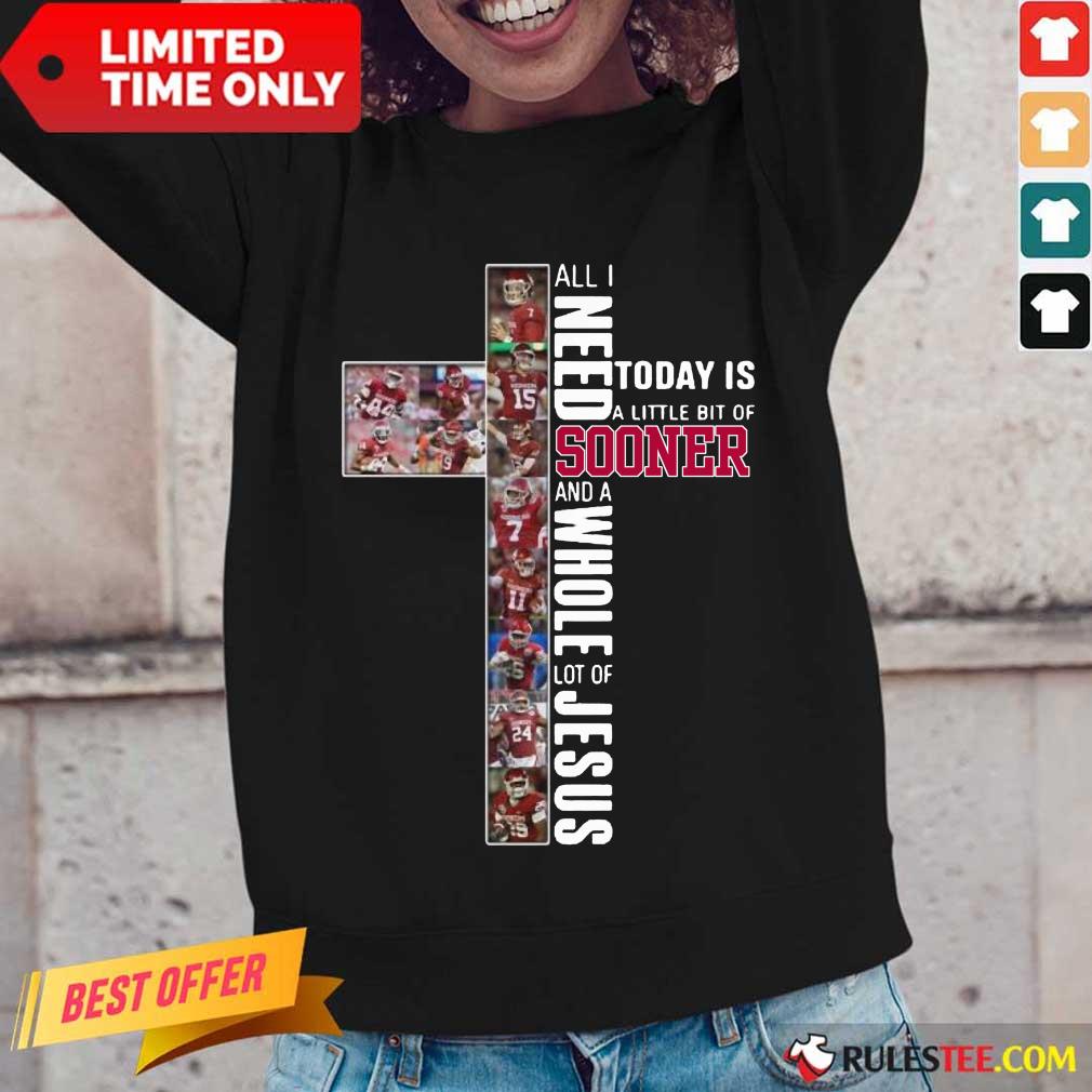 Happy Oklahoma Sooner And Jesus 2021 Shirt - Image 5