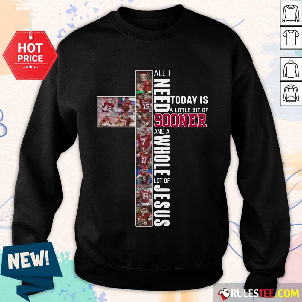 Happy Oklahoma Sooner And Jesus 2021 Shirt - Image 4