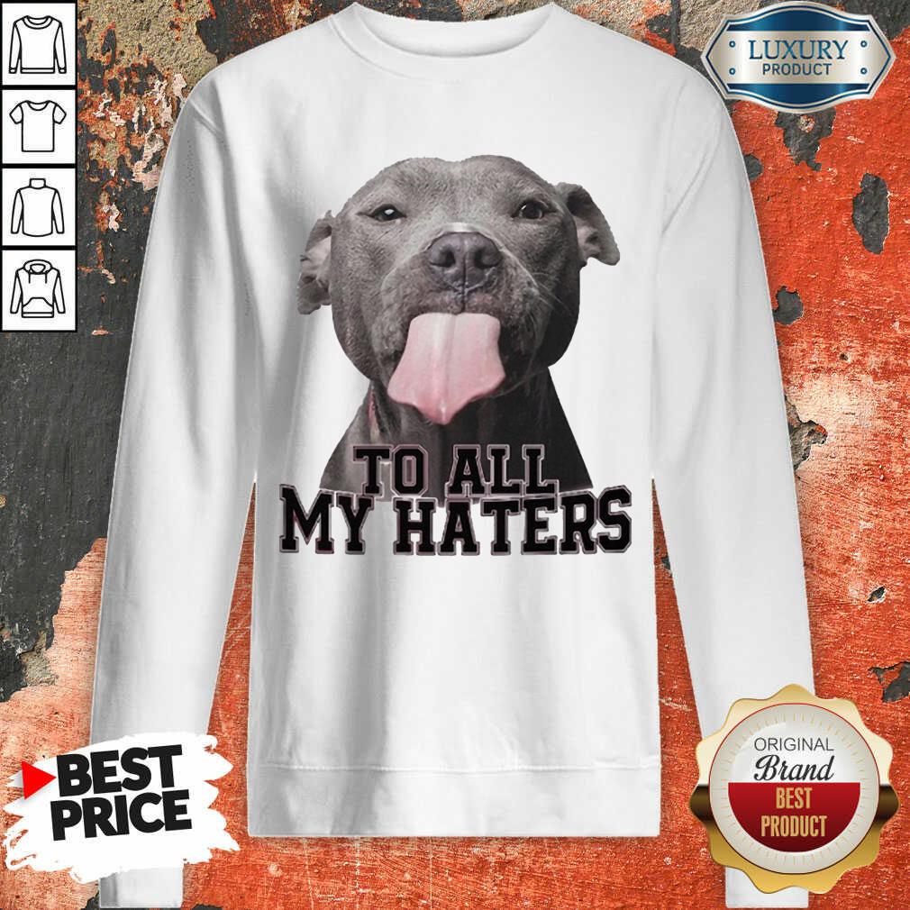Happy Pitbull To All My Haters Shirt - Image 4