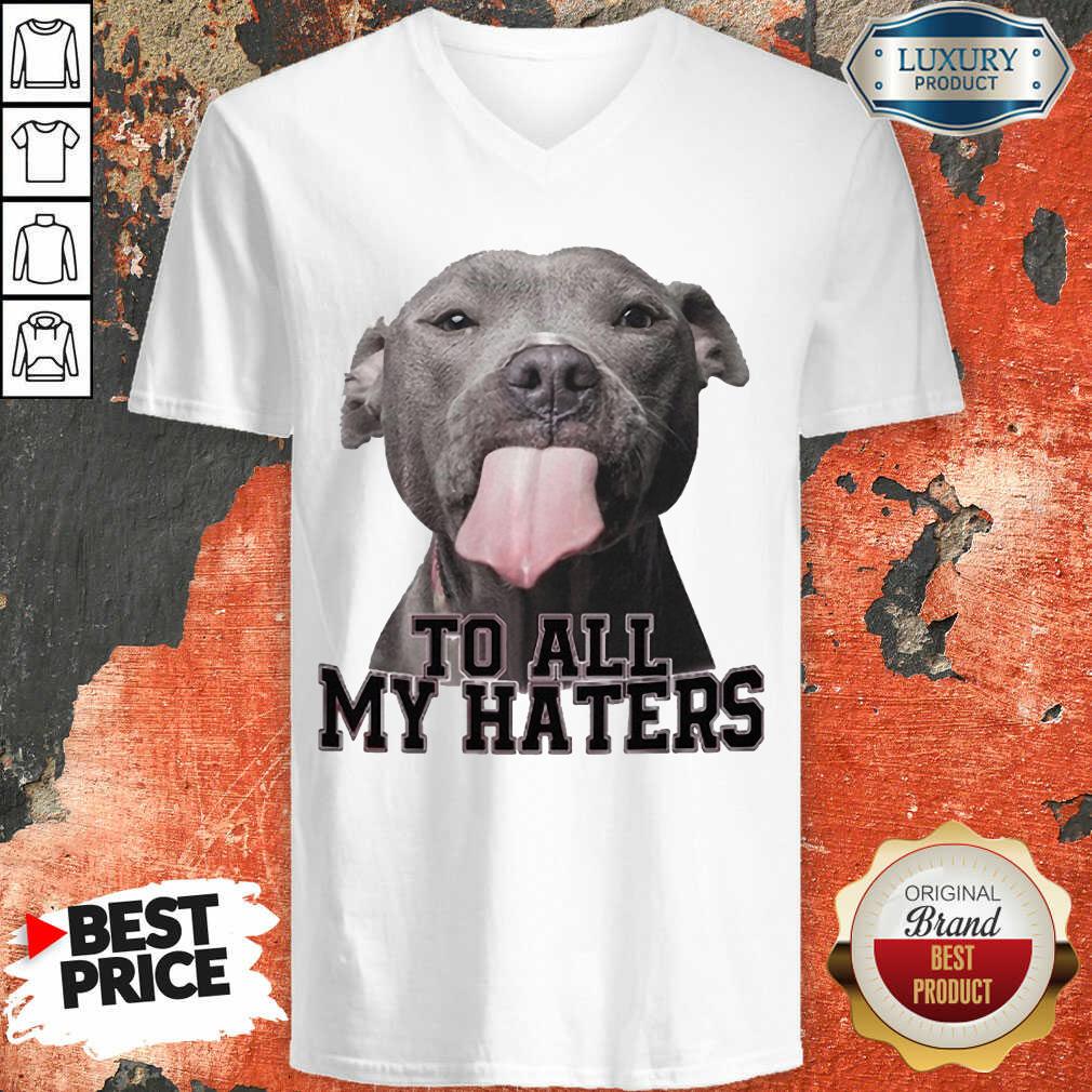 Happy Pitbull To All My Haters Shirt - Image 2