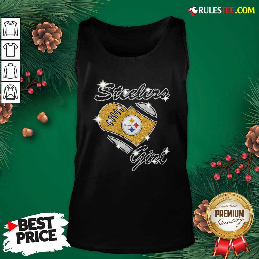 Happy Pittsburgh Steelers Girl Heart Diamond Shirt - Image 5
