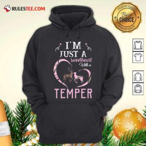 Alternative view of Happy Reindeer Im Just A Sweetheart With A Temper Wallpaper Shirt