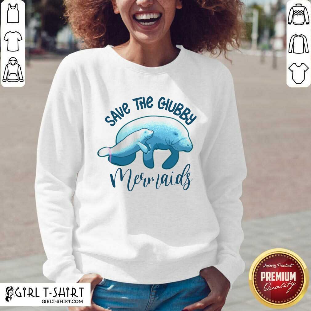 Happy Save The Chubby Mermaids Shirt - Image 2