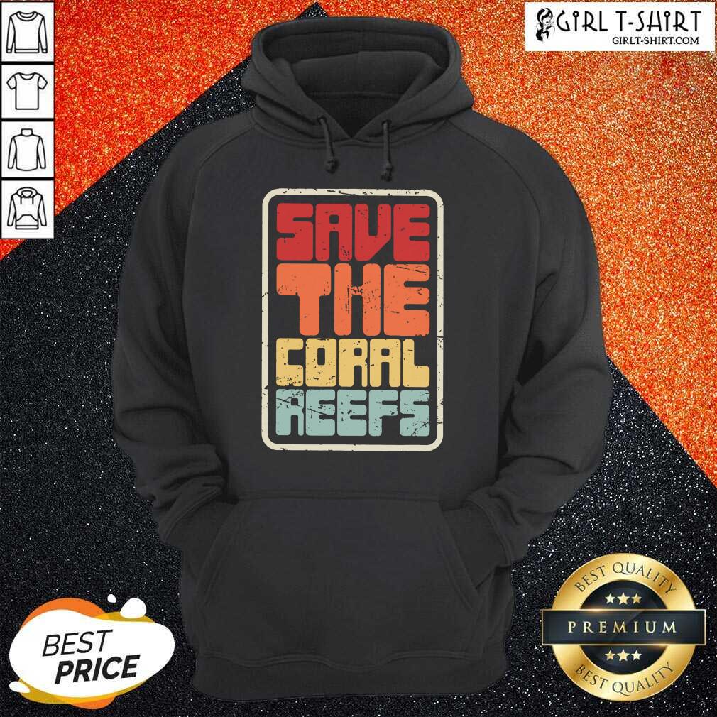 Happy Save The Coral Reefs Vintage Shirt - Image 2