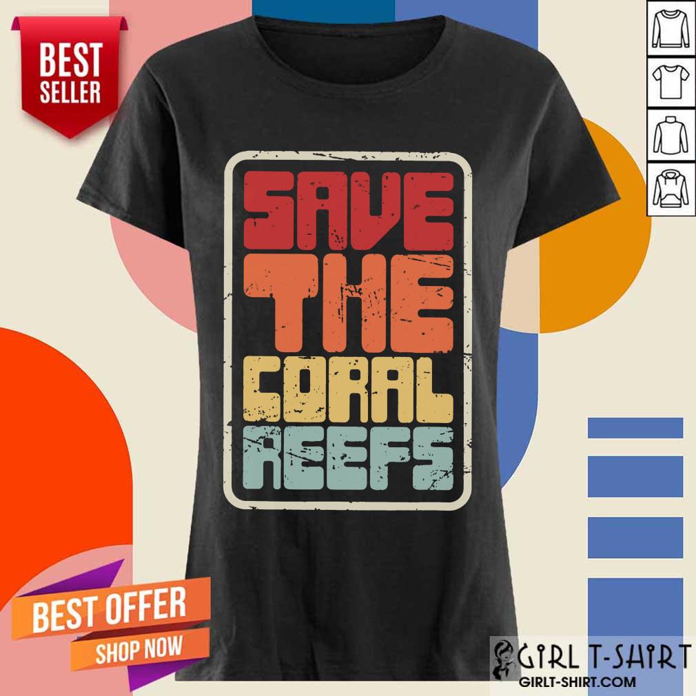 Happy Save The Coral Reefs Vintage Shirt - Image 5