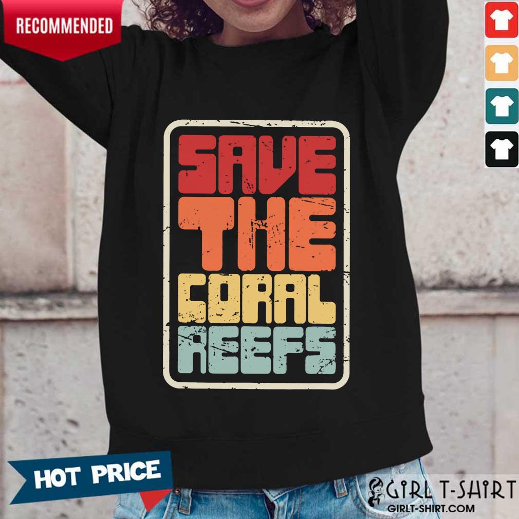 Happy Save The Coral Reefs Vintage Shirt - Image 4