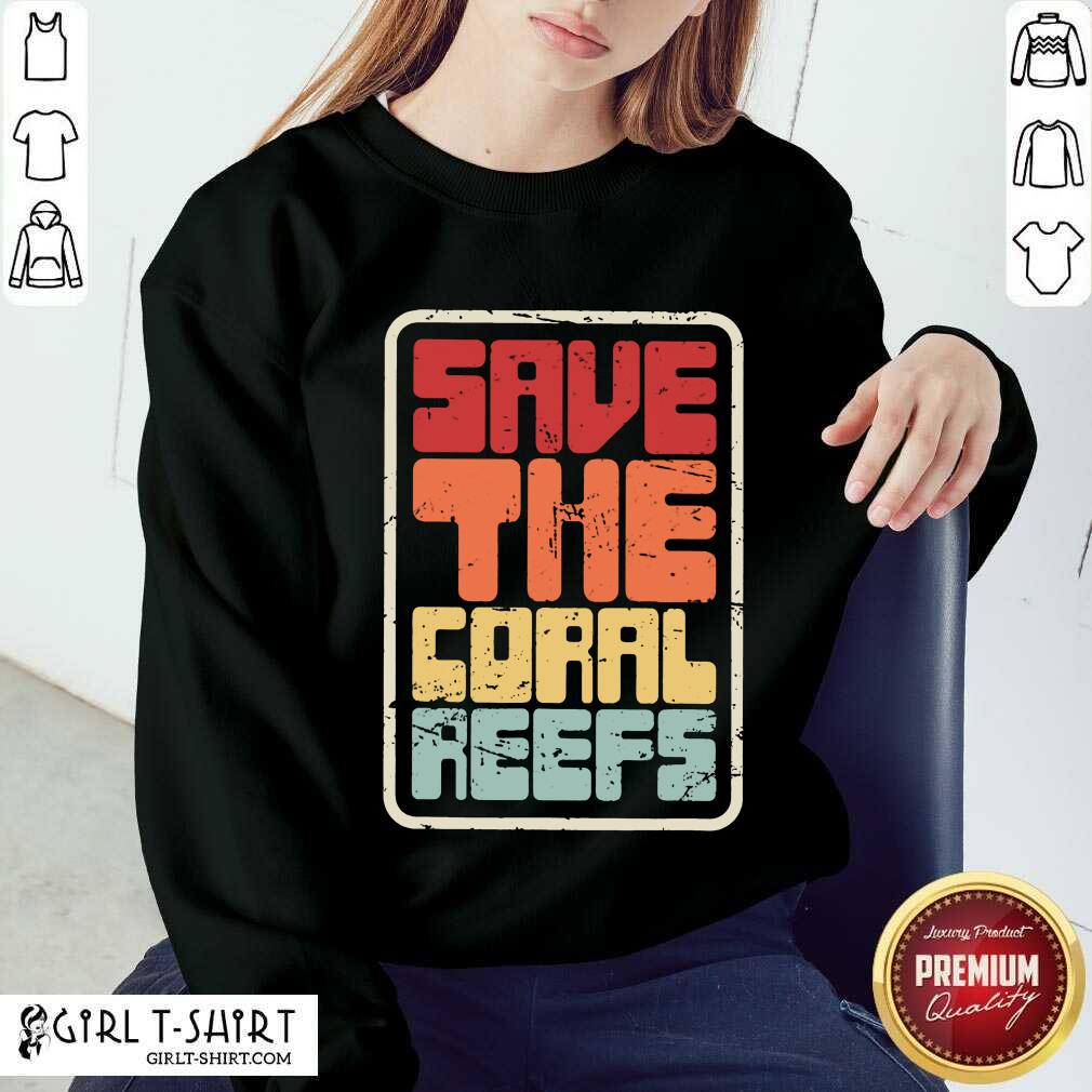 Happy Save The Coral Reefs Vintage Shirt - Image 3