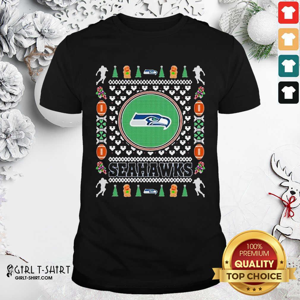 Hot Seattle Seahawks Merry Ugly Christmas Shirt