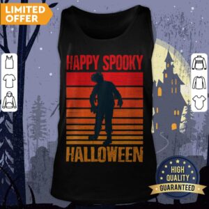Alternative view of Happy Spooky Halloween Cute Scary Zombie Vintage Funny Shirt