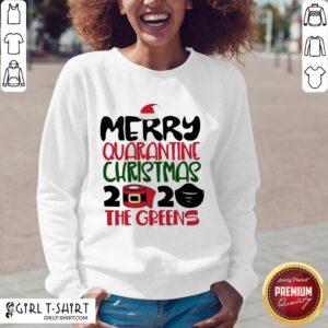 Alternative view of Happy Toilet Paper Merry Quarantine Christmas 2020 The Greens Shirt