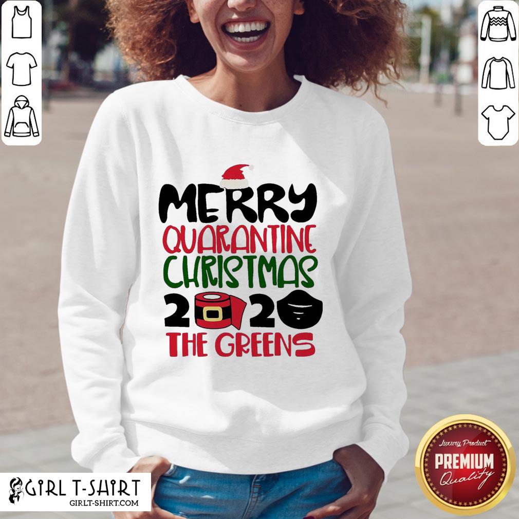 Happy Toilet Paper Merry Quarantine Christmas 2020 The Greens Shirt - Image 2