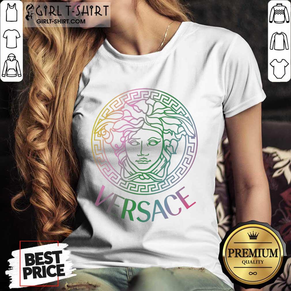 Happy Versace Logo Color Shirt - Image 2