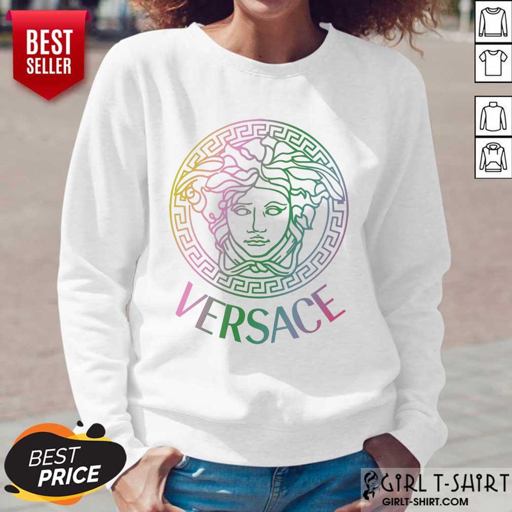 Happy Versace Logo Color Shirt - Image 5