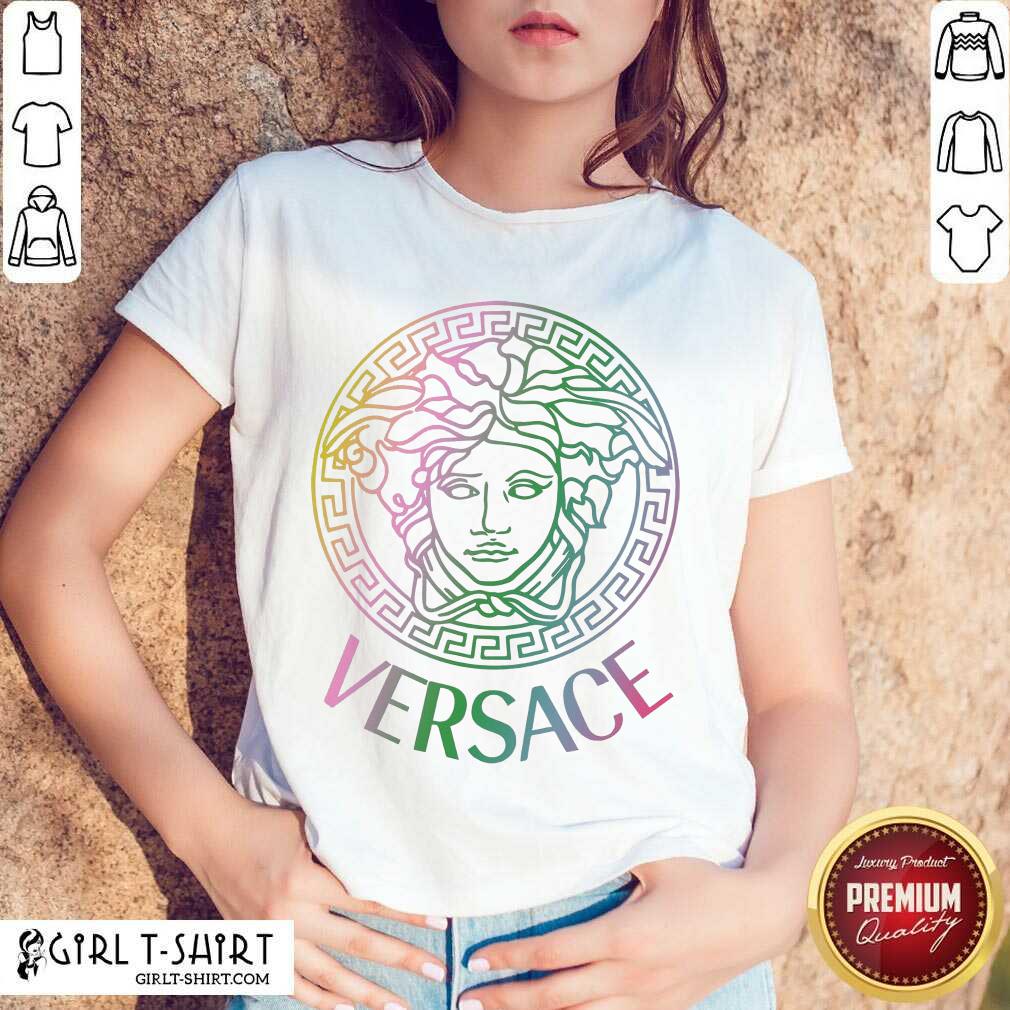 Happy Versace Logo Color Shirt