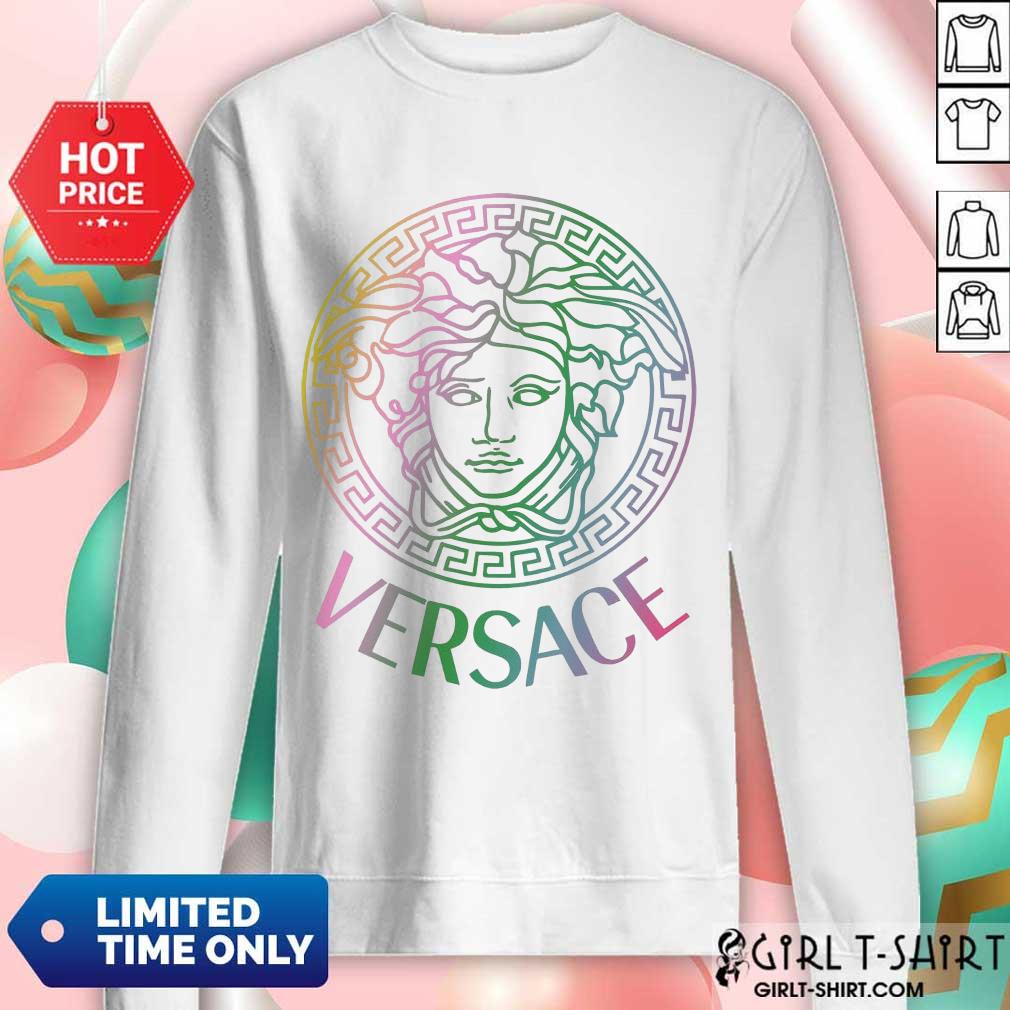Happy Versace Logo Color Shirt - Image 4