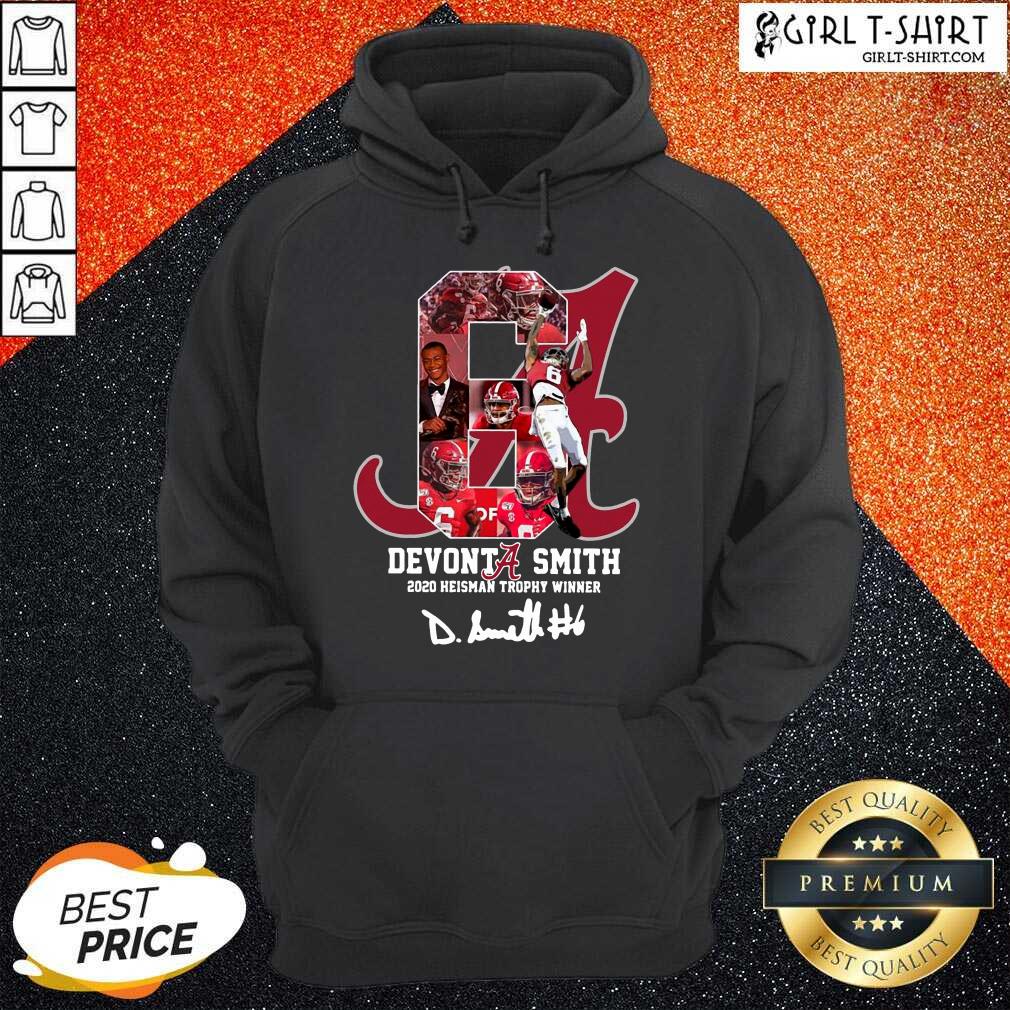 Hard 6 Devonta Smith 2020 Heisman Trophy Winner Signature Shirt - Image 5