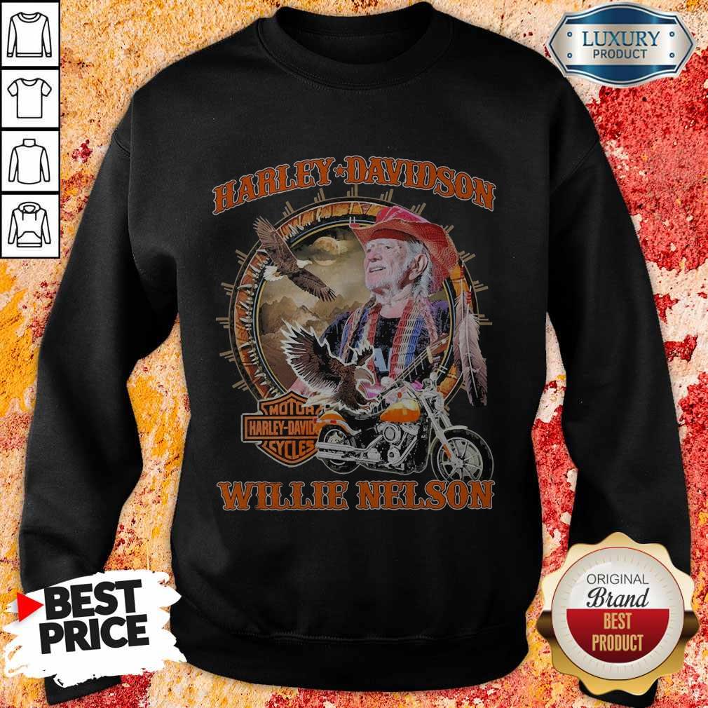 Harley Davidson Willie Nelson Shirt - Image 4