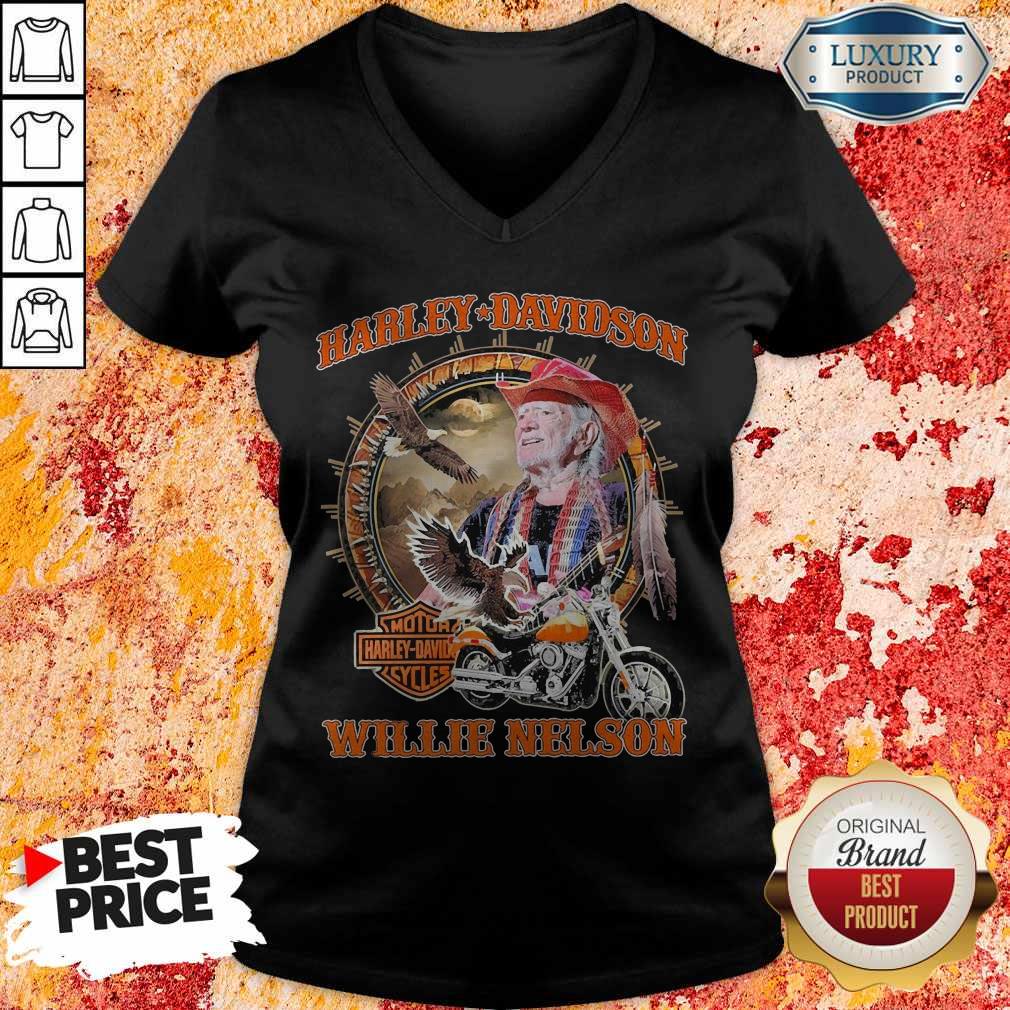 Harley Davidson Willie Nelson Shirt - Image 3