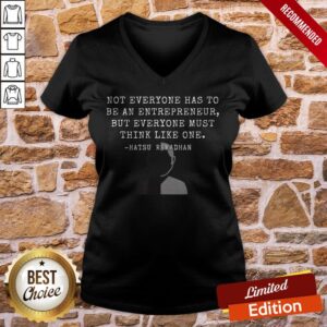 Alternative view of Hatsu Think Like Entrepreneur Man Shirt