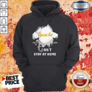 Alternative view of Blood Inside Me Apache Corporation Covid 19 2020 I Can’t Stay At Home Shirt